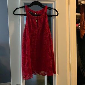 Inc sleeveless top size large